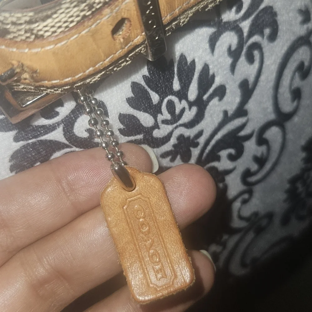 Coach Signature Leather Belt